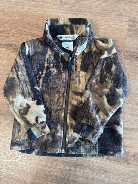 Columbia Kids' Brown Camo Fleece Jacket